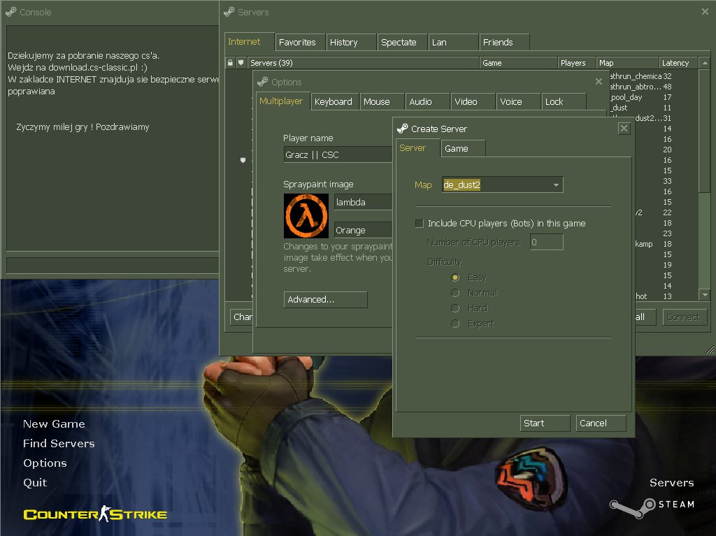 counter strike 1.6 no steam trainer